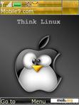 Скачать тему TUX APPLE