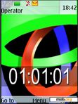 Download mobile theme flash lite clock