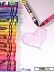 Скачать тему Crayon Love