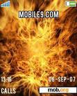 Download mobile theme Element fire