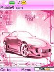 Download mobile theme pink car