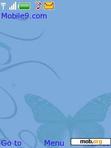 Download mobile theme Blue Butterfly