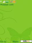 Download mobile theme Green Butterfly