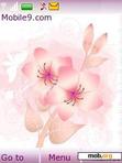 Download mobile theme flowers pink