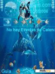 Download mobile theme Animated Dolphins3 Ana76