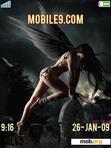 Download mobile theme dark angel and tigre