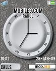 Download mobile theme ANIMATED CREAM CLOCK