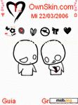 Download mobile theme emo love animated