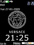 Скачать тему Versace Clock