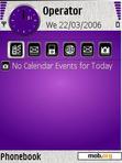 Download mobile theme Purple Aluminium