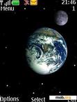 Download mobile theme Animated Earth and Moon