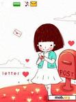 Скачать тему loveletter