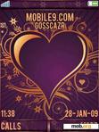 Download mobile theme purple heart