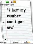 Скачать тему lost number