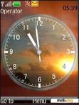 Download mobile theme Sunset Clock