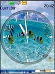 Download mobile theme Tropical Clock