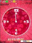 Скачать тему Love Time Clock