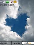 Download mobile theme cloud heart