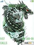 Download mobile theme Green dragon