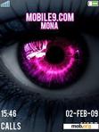 Download mobile theme pink + black eye