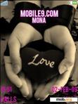 Download mobile theme love hands