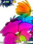 Download mobile theme lovely flower