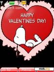 Скачать тему snoopy valentine