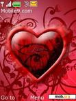 Download mobile theme 3d Red Heart