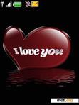 Download mobile theme Animated I Love U