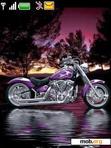 Скачать тему Purple Bike