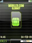 Download mobile theme Green Sim