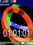 Download mobile theme Ring Animated Clock