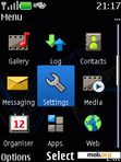 Download mobile theme S40 6th Edition Icons Blue