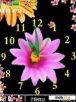 Download mobile theme Flower Clock