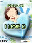 Download mobile theme i love you