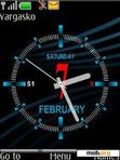 Download mobile theme Analog Blue&red