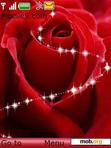 Download mobile theme Animated Red Rose