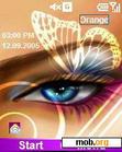 Download mobile theme butterfly eye