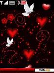 Download mobile theme Animated dove love