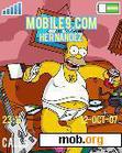 Download mobile theme Homer Simpson
