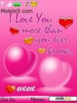 Download mobile theme Love You