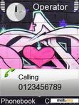 Download mobile theme graffitiheart