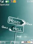 Скачать тему heaven or hell