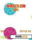 Download mobile theme Animated_Glitter