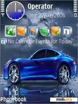 Download mobile theme Blue Sport Car