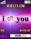 Download mobile theme i love you