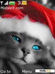 Download mobile theme Christmas Cat