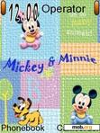 Download mobile theme Mickey Minnie