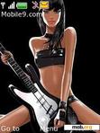 Скачать тему guitargirl