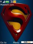 Download mobile theme SuperManLogo